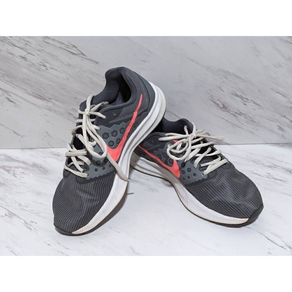 Nike Women's Cool Grey Lace Up Low Top Downshifter 7 Running Shoe Size 9W